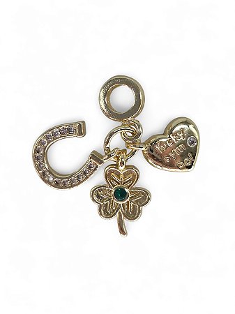 Berloque Patuá Banhado a Ouro