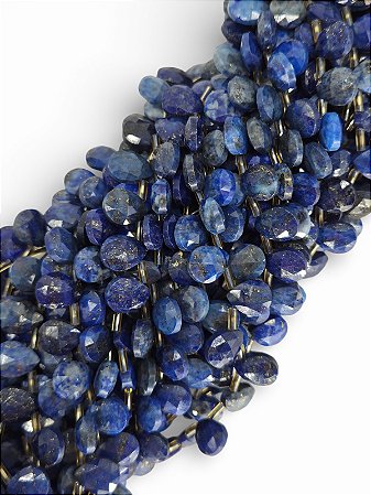Lápis Lazuli Gota Facetada