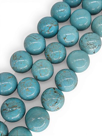 Howlita Azul Esfera Lisa 20mm
