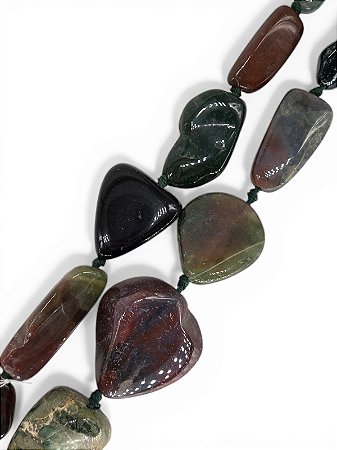 Jaspe Indiana Pedra Rolada Irregular