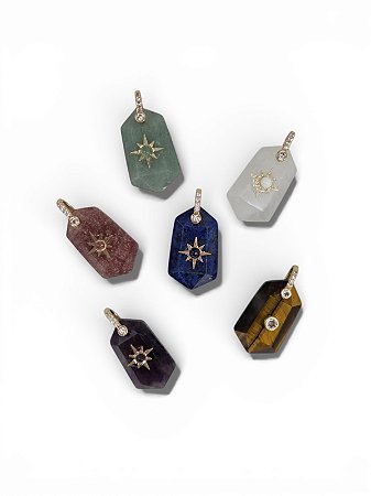 Pingente Pêndulo Pedra Natural