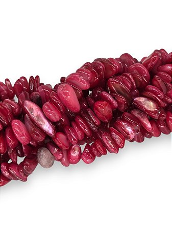 Madrepérola Cascalho Rosa Tingida