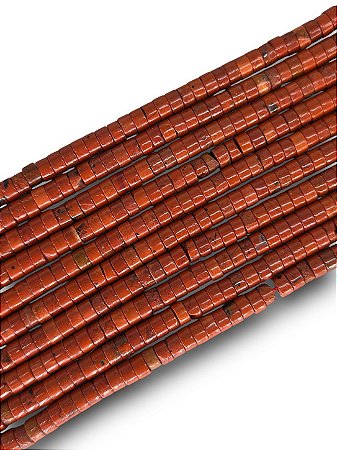 Jaspe Vermelho Rondel Liso