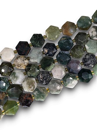 Jaspe Indiano Hexagonal Facetada