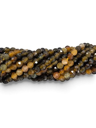 Citrino Queimado Micro Esfera Facetada