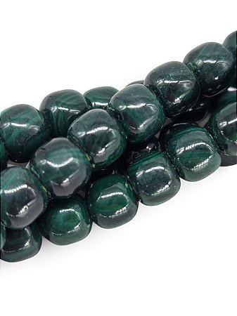 Malaquita Natural Rondel 8mm