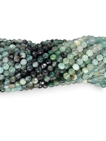 Esmeralda Micro Esfera Facetada 3mm