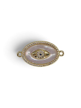 Entremeio Oval Madrepérola Olho