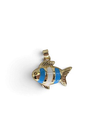 Pingente Peixe Esmaltado Mini