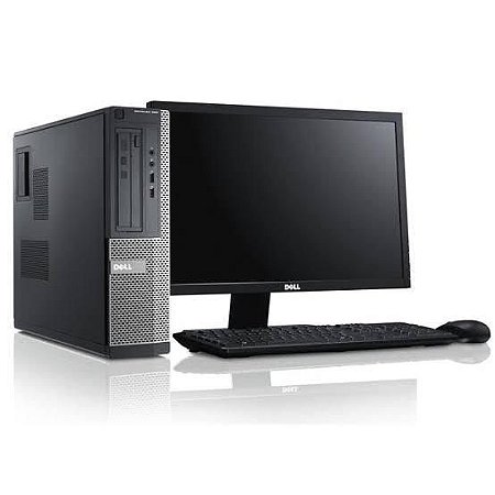 Dell Core i3 com 4GB de Memória DDR3 e SSD 120GB + Monitor 17, teclado e mouse