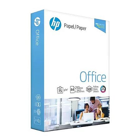 RESMA DE PAPEL SULFITE HP OFFICE A4