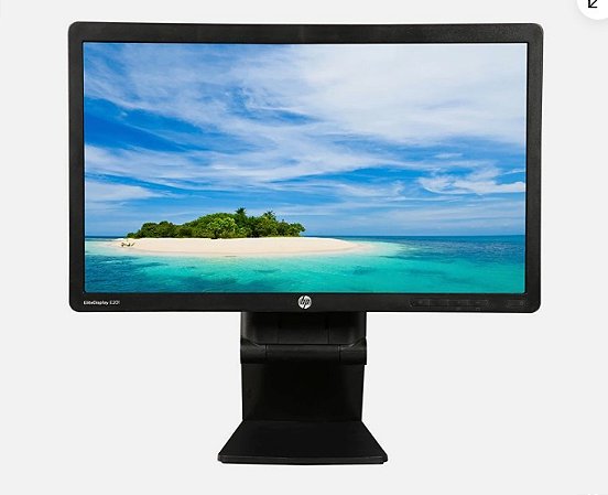 Monitor HP Elitedisplay E201 20" pol (Displayport - vga- dvi) - Semi Novo