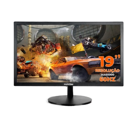 Monitor hayom 19" Polegadas MO6001 led 1440X900 ( hdmi - vga)