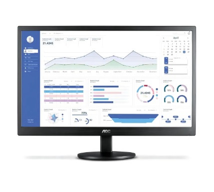 Monitor AOC 18,5" Polegadas E970SWHNL 1366X768 led ( vga - hdmi )