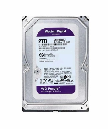 HD 2TB Western Digital Purple WD23PURZ - Novo