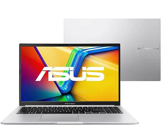 Notebook Asus vivobook 15 M1502Y AMD Ryzen 7 5825u 8GB de ram SSDM.2 512GB 15,6"Pol - semi novo