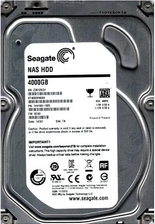 HD 4TB seagate st4000vn000 3.5 desktop/DVR
