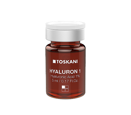 Toskani Hyaluron 1% Caixa Com 10 Ampolas De 5ml