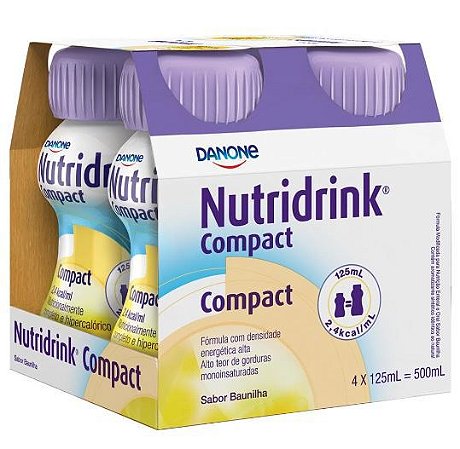 Nutridrink Compact - kit 4x125ml Baunilha / cx/6 uni