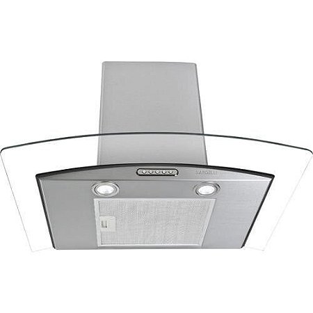 Coifa de Inox - 90cm Nardelli parede vidro curva