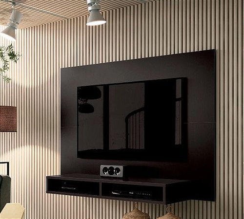 Painel Home Suspenso Para TV Até 49 Polegadas 2 Nichos Sala de Estar