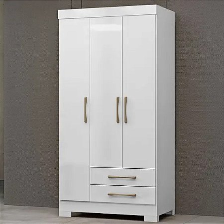 Guarda-roupa Solteiro Escócia 3 Portas 2 Gavetas - varias cores