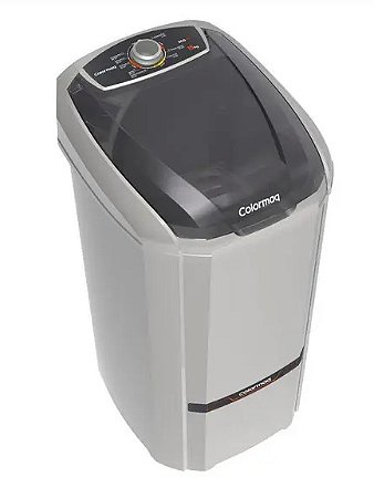 Lavadora de Roupas Semiautomática Colormaq 20kg LCS 20 com 6 Programas de Lavagem e Reúso de Água - Prata