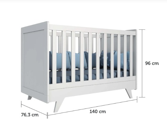 Berço Lisa MuitiOpção Branco