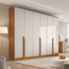 Guarda Roupa Casal 6 Portas Em Mdf Bianca Bianchi