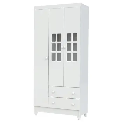 Guarda Roupa Infantil 3 Portas Mariah Branco Acetinado Guarda Roupa Infantil 3 Portas Mariah Branco Acetinado Guarda Roupa Infantil 3 Portas Mariah Branco Acetinado Novo | +5 vendidos Guarda Roupa Infantil 3 Portas Mariah Branco