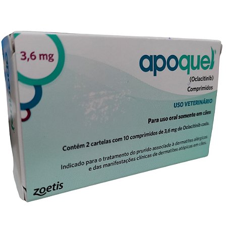 Apoquel 3.6mg 20 comprimidos