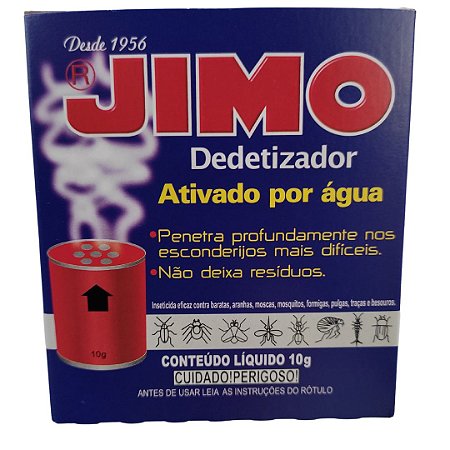Jimo Dedetizador Ativado por Água 10g