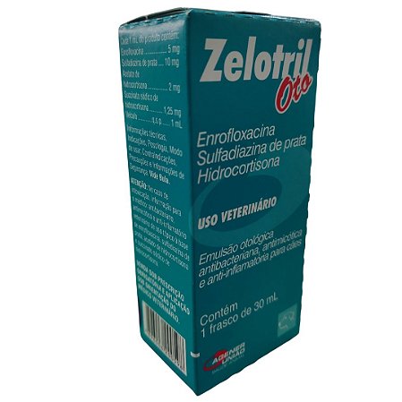 Emulsão Otológica Zelotril Oto 30ml