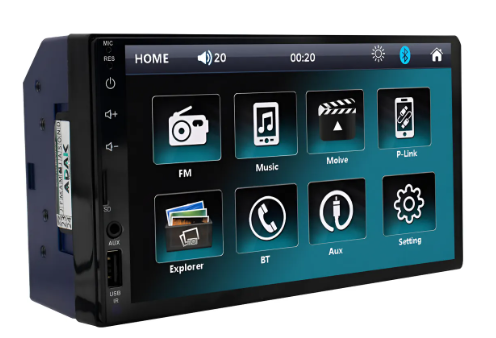 Carplay Mp5 Adak Bluetooth Usb Fm 7pol