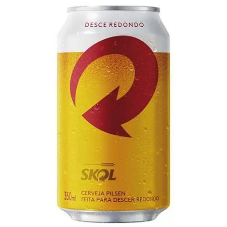 CERVEJA PILSEN SKOL - LT 350 ML