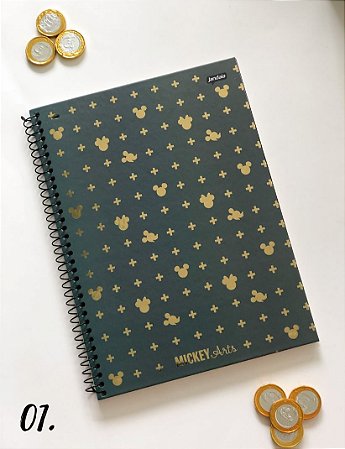 Caderno Universitário Mickey Arts
