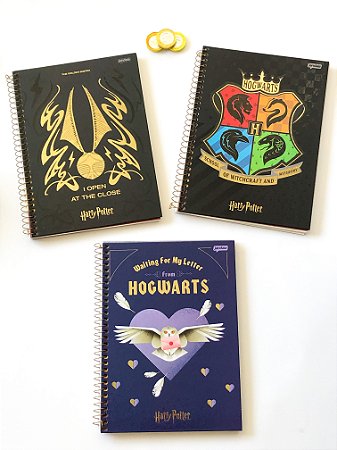 Caderno Colegial Harry Potter