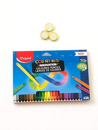 Lápis de Cor ColorPeps 24 cores
