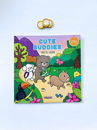 Cute Buddies - Livro de Colorir