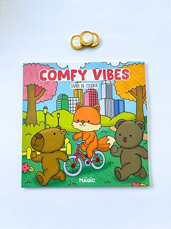 Comfy Vibes - Livro de Colorir