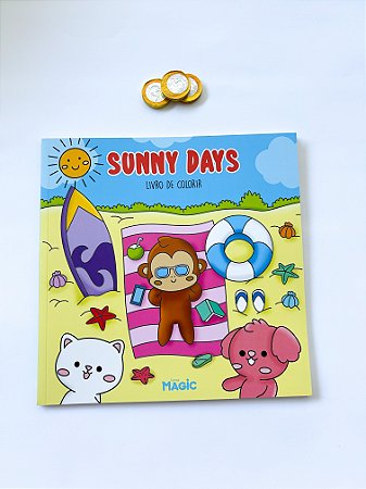 Sunny Days - Livro de Colorir