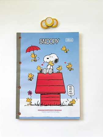 Refil Fichário Snoopy