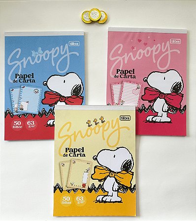 Papel de Carta - Snoopy