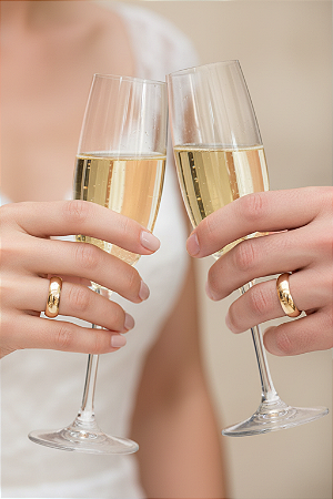 Aliança De Ouro 18k - Meia Cana Reta 6,00MM