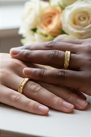 Aliança De Ouro 18k - 3D Difração 3,50MM