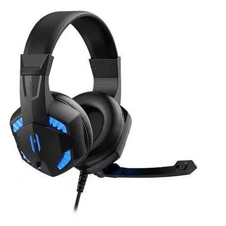 Fone De Ouvido Headset Gamer Led Plug 3.5mm Usb Lehmox Gt-f6 - Ksim  presentes