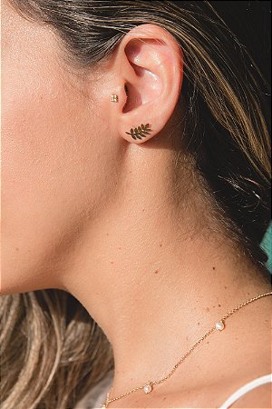 Ear cuff de Folhas