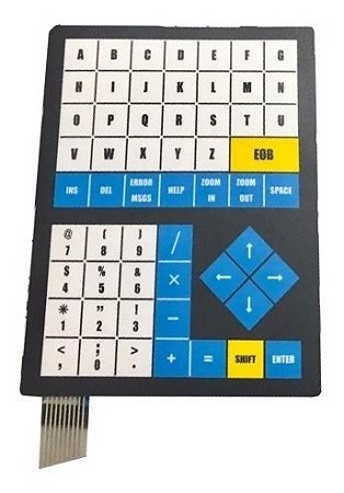 Membrana Cnc Mach 9 Teclado- 57 Teclas- Romi Centur 30 Nova