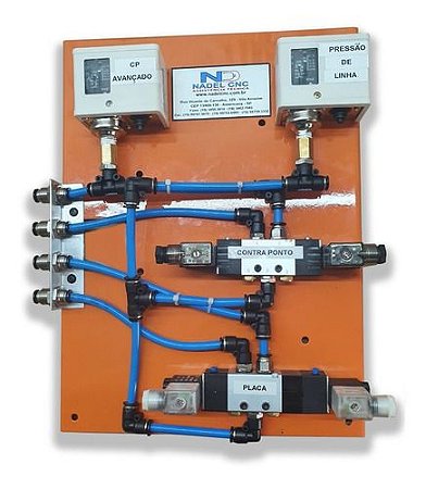 Painel Pneumático Torno Cnc Logic 195 Nardini - Novo