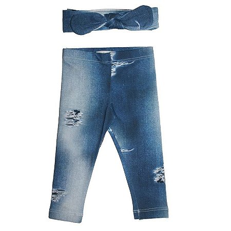 legging jeans para bebe